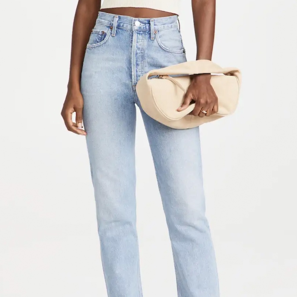 AGOLDE 90s Pinch Waist High Rise Straight Jeans